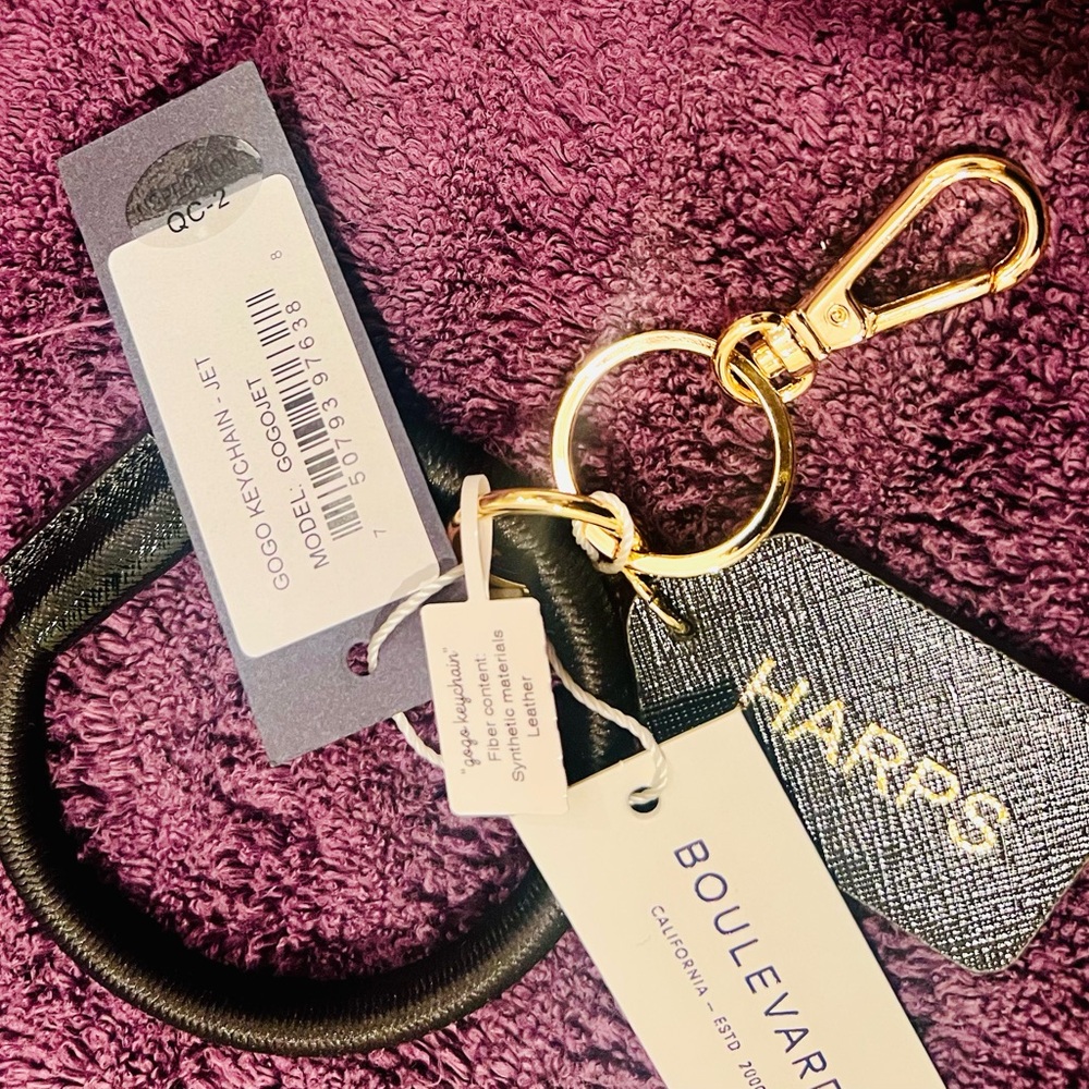 Gold and Black Gogo Keychain